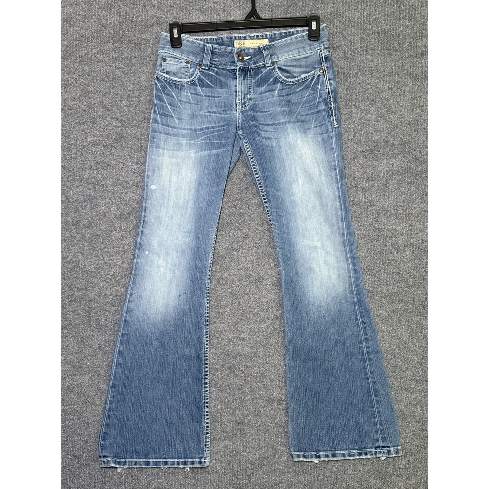 BKE Buckle Denim Culture Women's Jeans Denim 28 X 31 1/2 Thick Stitch Boot